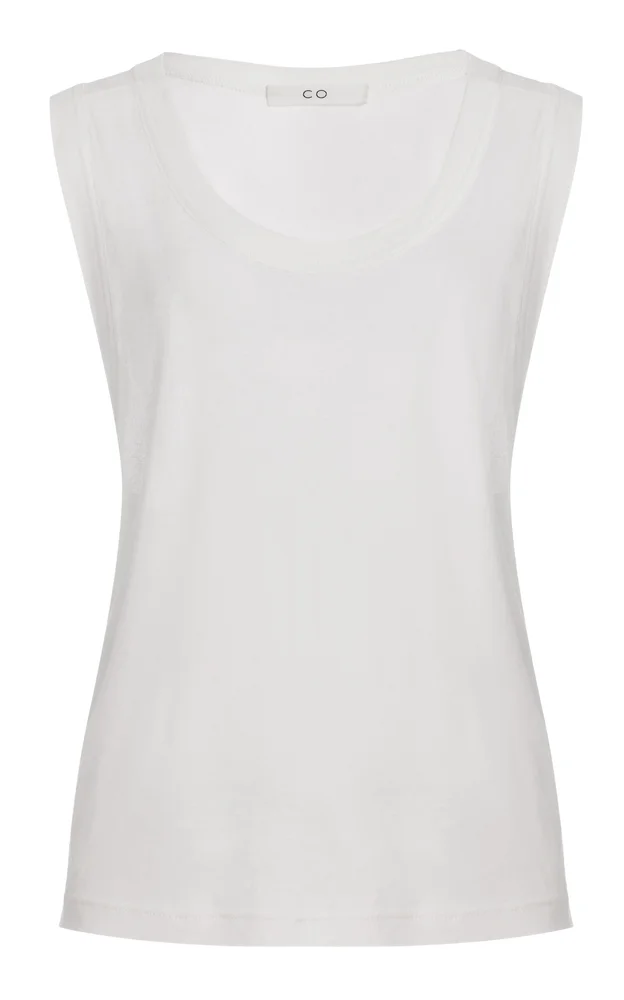 Sheer Cotton Tank Top