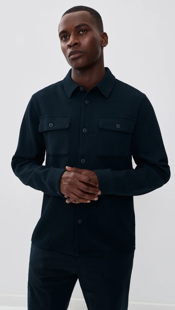 Tech Waffle Shirt Jacket