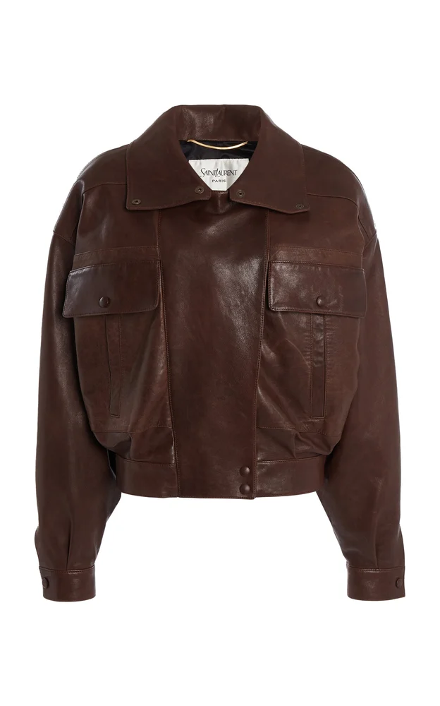 Boxy Leather Jacket