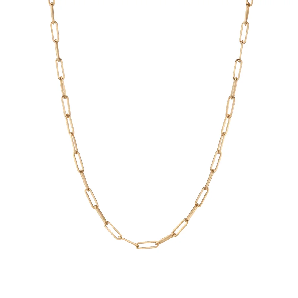 Large Paperclip Chain Necklace