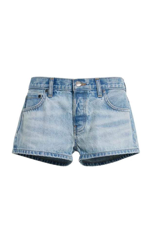 Portman Low-Rise Denim Shorts
