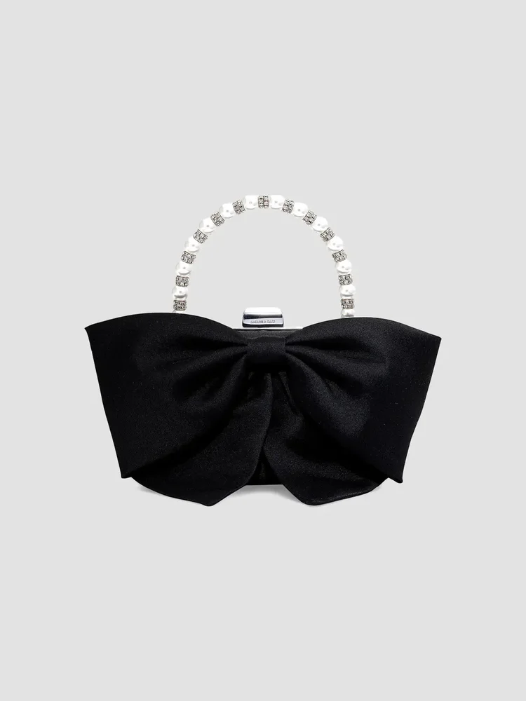 Bubbly Embellished Top-Handle Bag