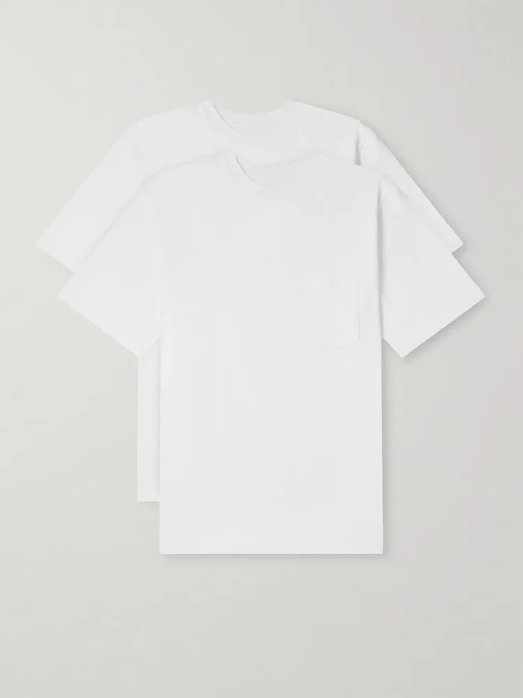 Set of Two Cotton-Jersey T-Shirt