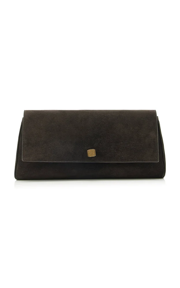Audrey Suede Clutch
