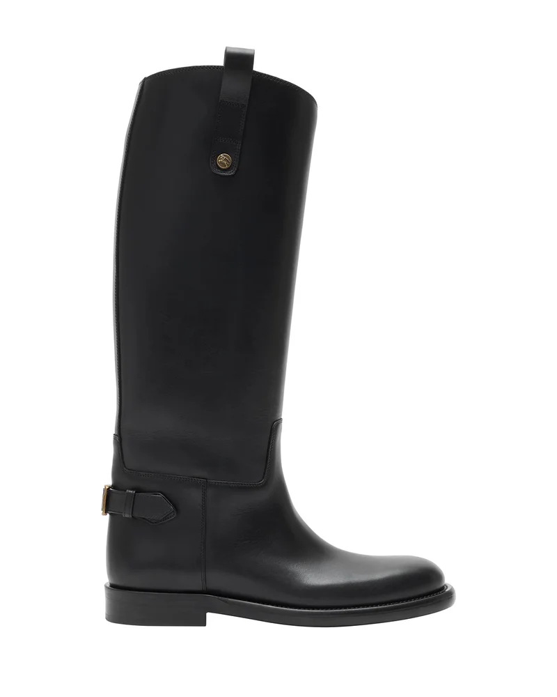 Leather Cavalier Boots