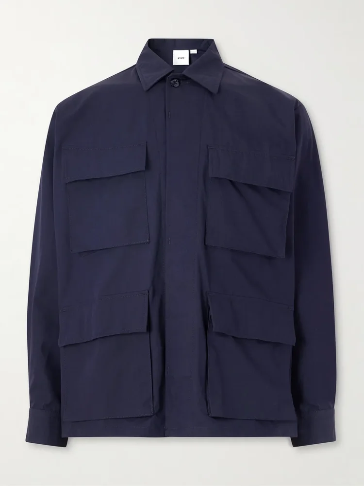 Logo-Print Cotton-Blend CORDURA® Overshirt