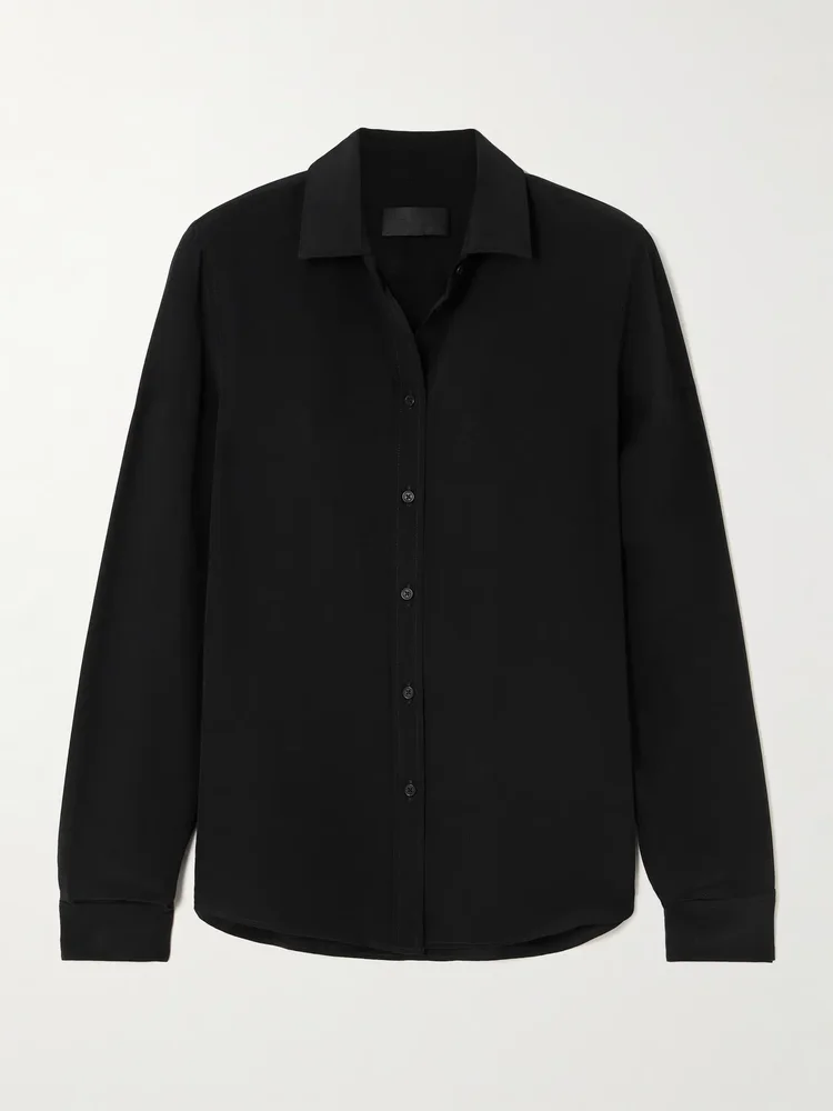 gaia silk crepe de chine shirt