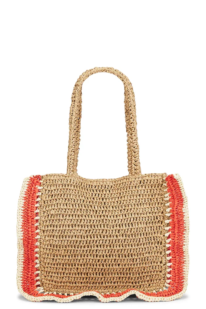 Vermilion Butterfly Bloom Shoulder Bag