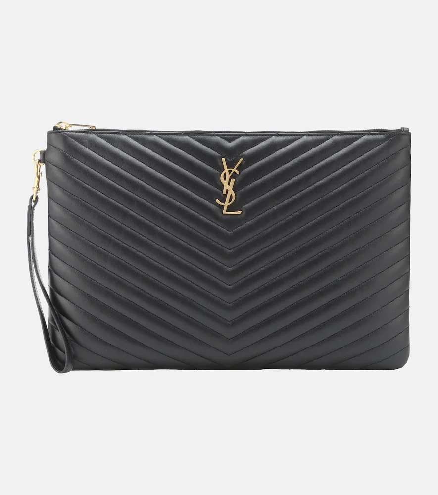 Cassandre Matelasse Leather Clutch