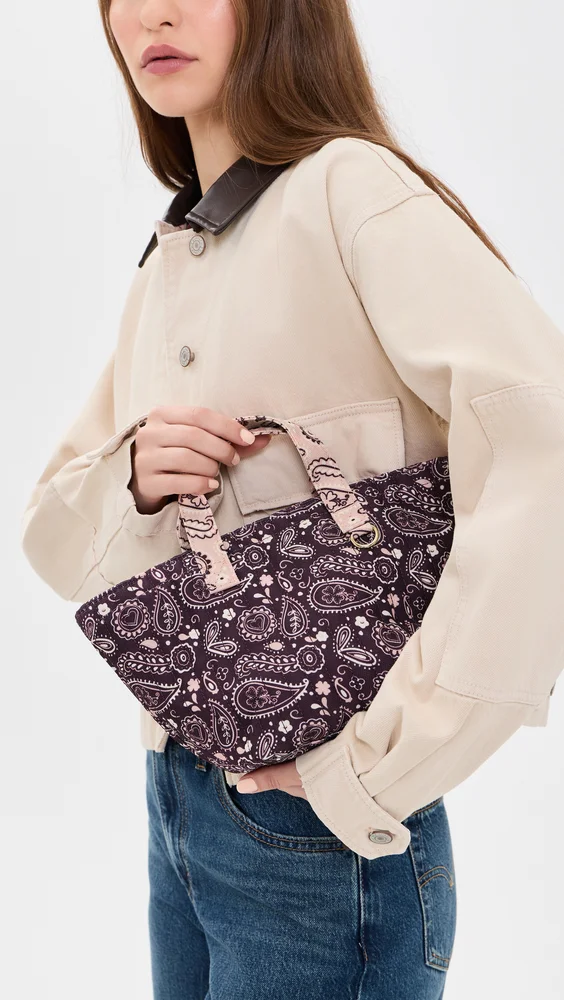 Mini Bandana Print Market Tote