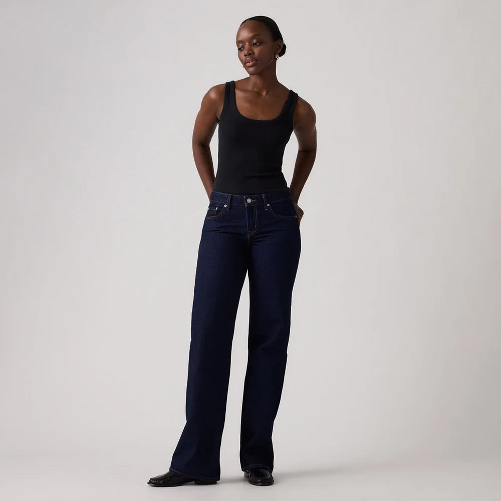 Low Loose Jeans in Dream Nice Dreams, Dark Wash