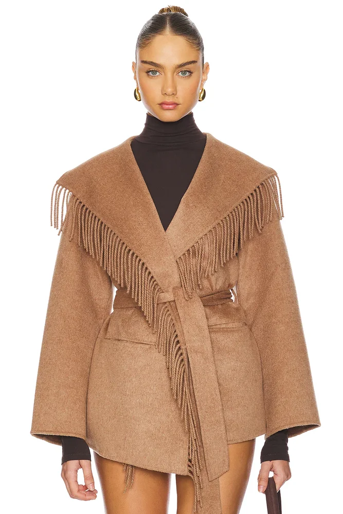 Rowen Fringe Lapel Jacket