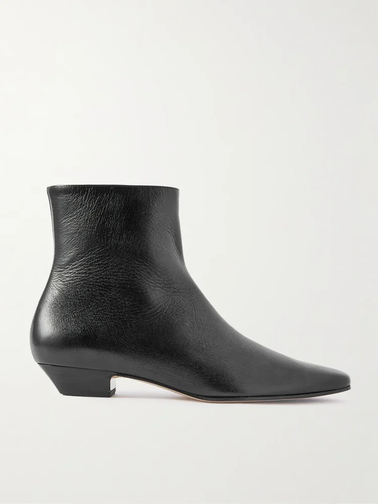 the lennon leather ankle boots