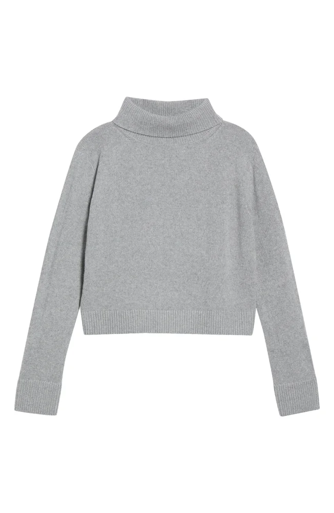 Aria Recycled Cashmere & Recycled Wool Turtleneck Sweater