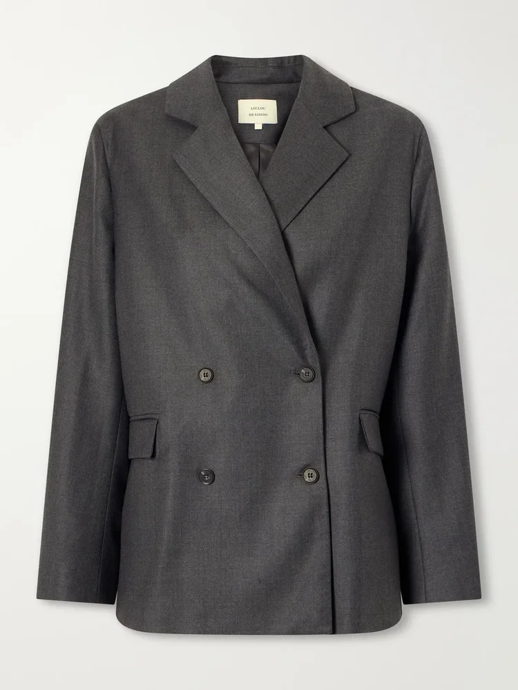 Donau double-breasted wool blazer