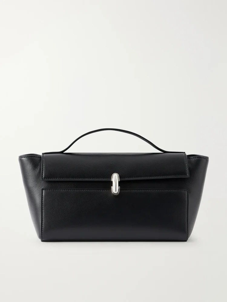 Symmetry Trapeze Pochette leather top-handle bag
