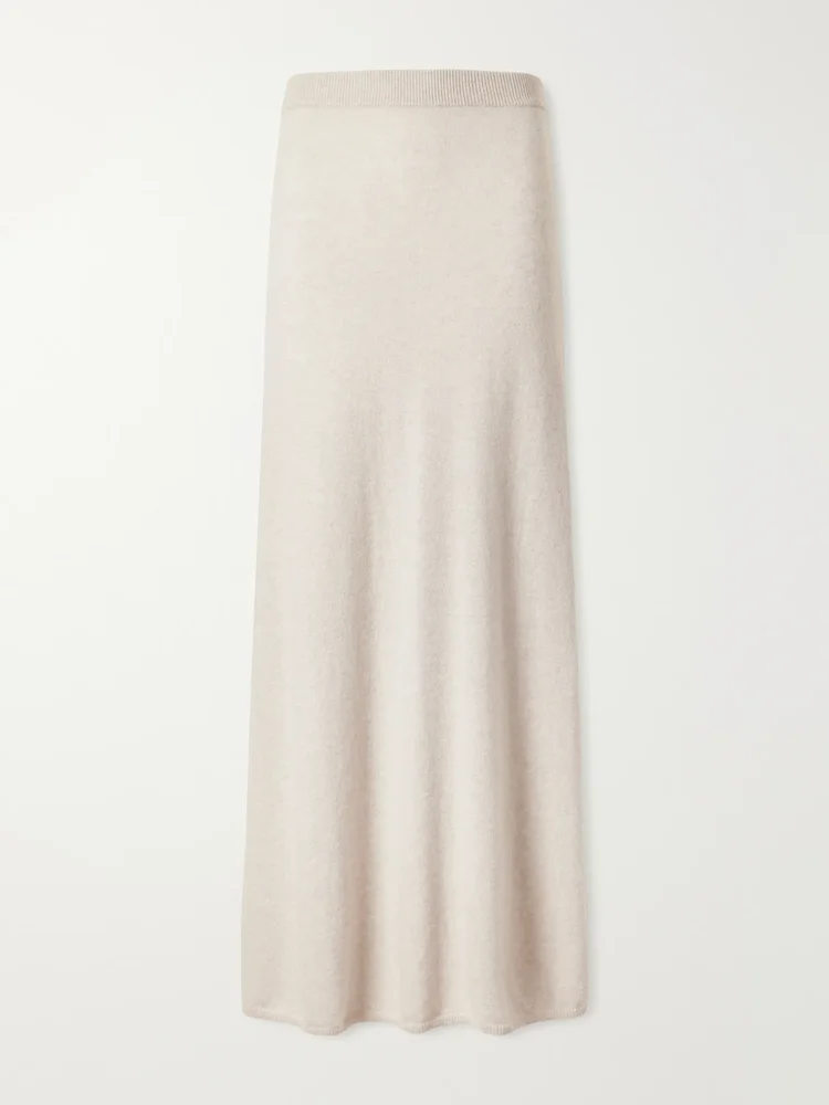 Dolly cashmere midi skirt