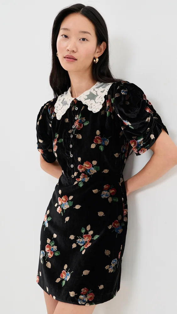 Leda Velvet Mini Dress
