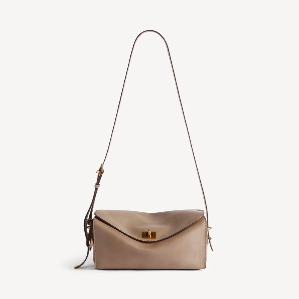 Balenciaga Le 7 Shoulder Bag Medium in Biscuit