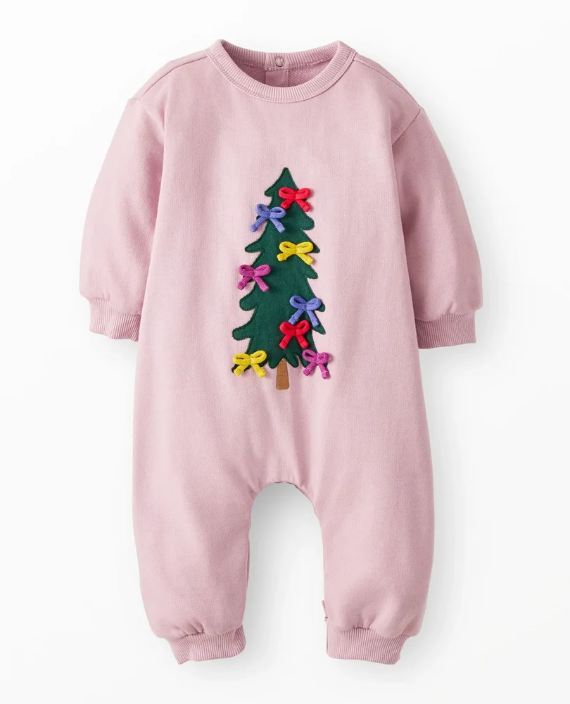 Baby Holiday French Terry Romper