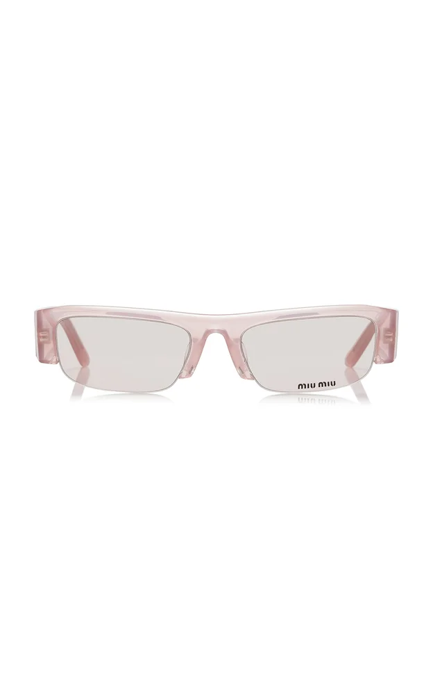 Square-Frame Acetate Sunglasses