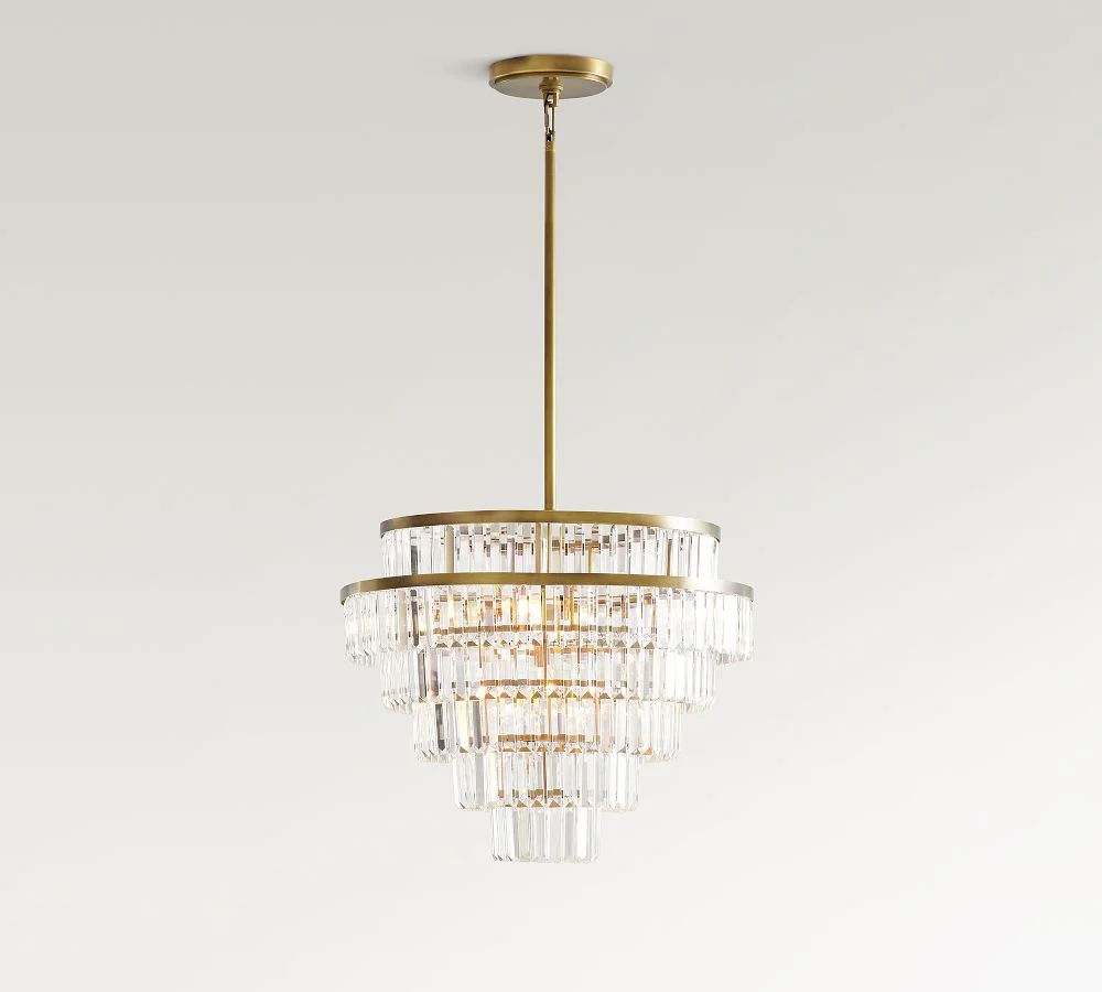 Gemma Crystal Round Chandelier (26 in)