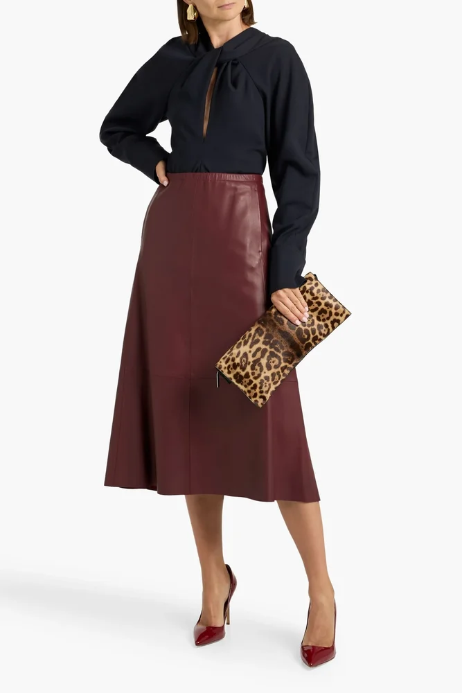 Victoria Beckham — Cutout Twill Blouse