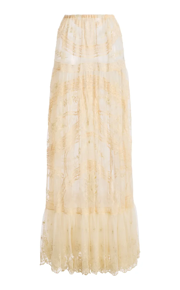 Margherite Lace Maxi Skirt