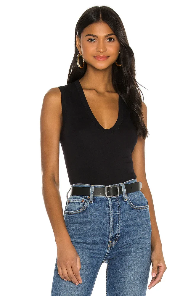 Supima Cotton Essential Sleeveless U Tank
