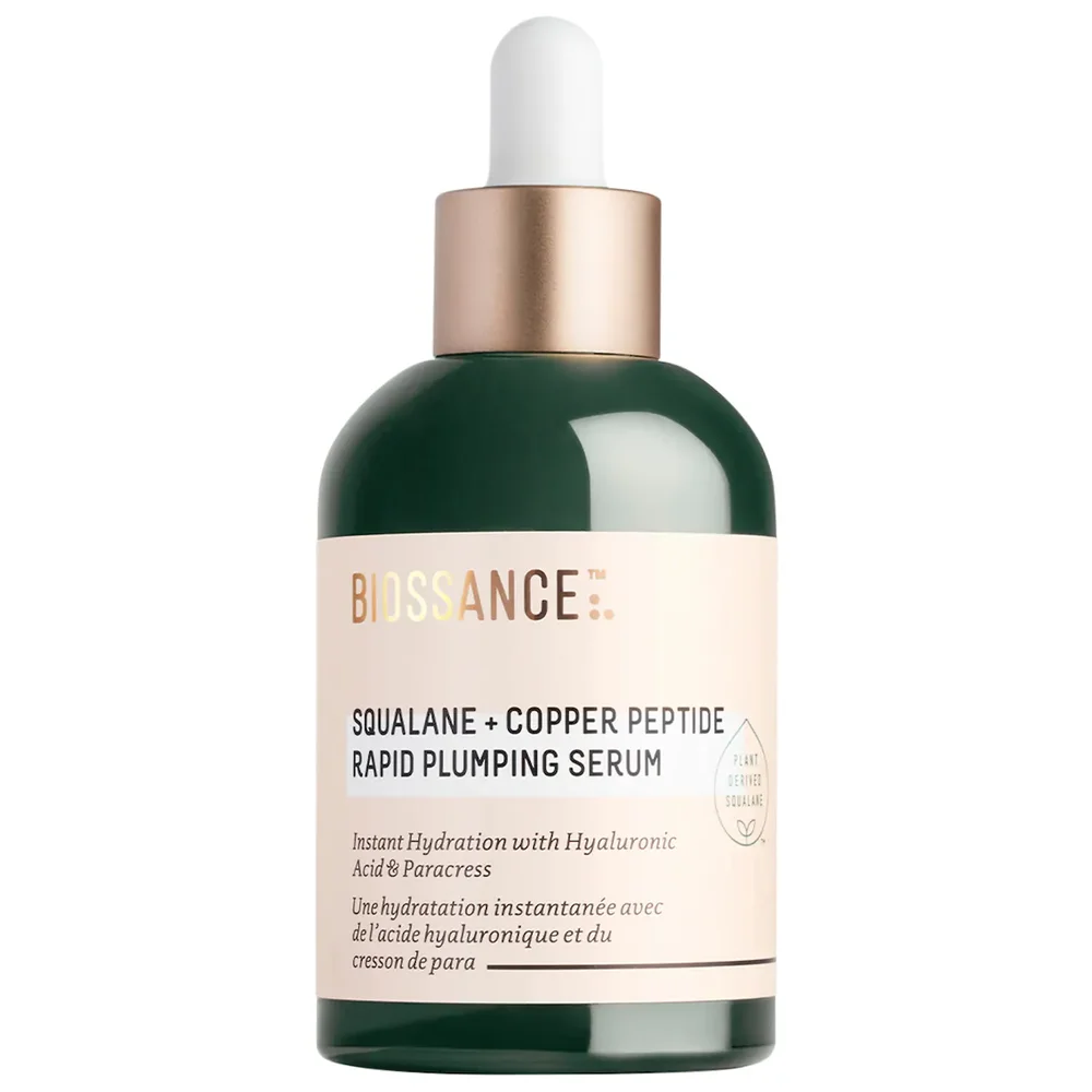 Copper Peptide (GHK-Cu) Rapid Plumping & Hydrating Serum with Hyaluronic Acid + Squalane