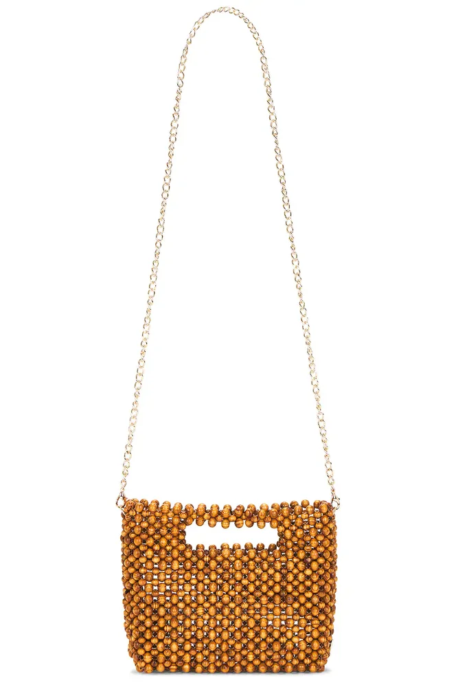 Wood Bead Bag