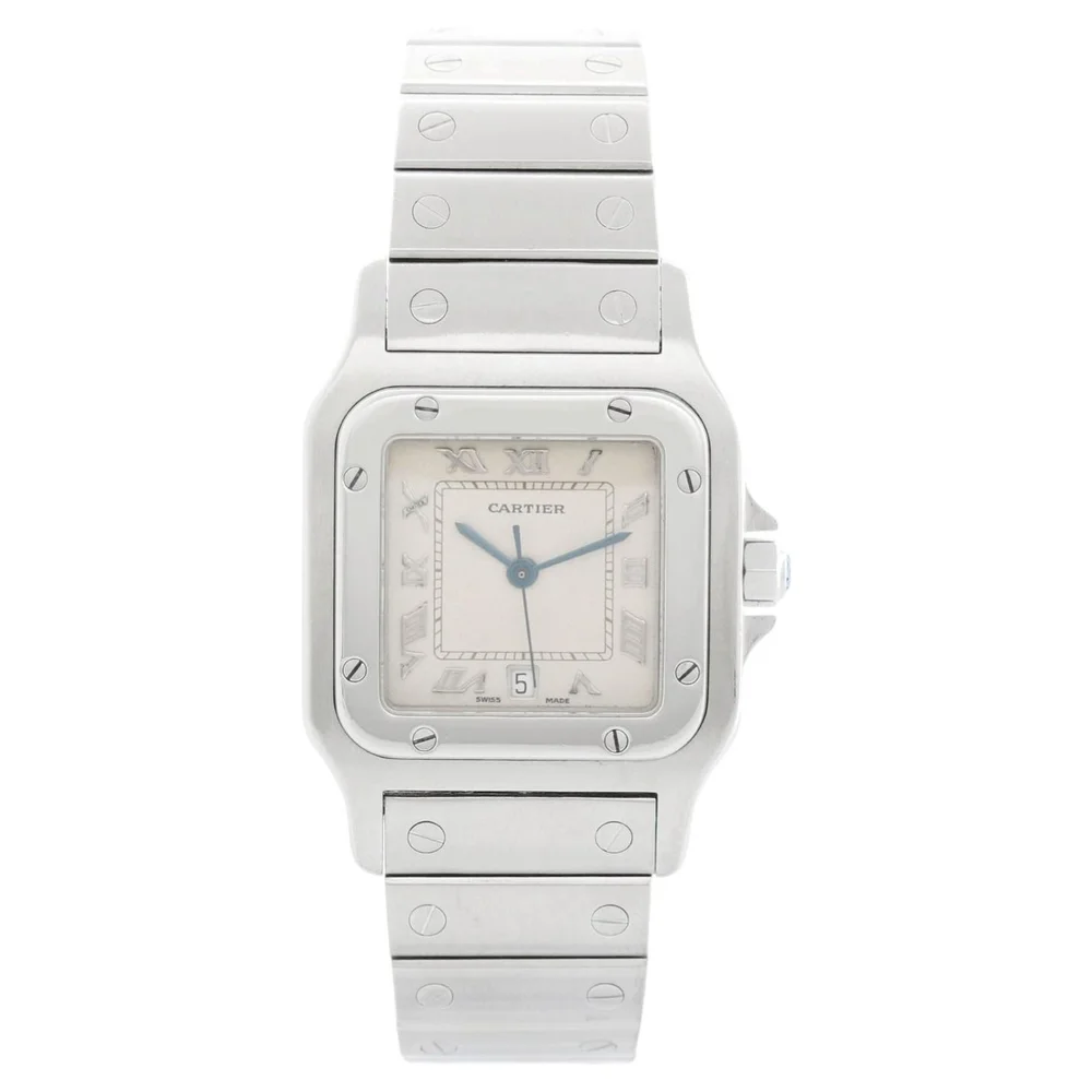 Pre-Owned Santos Galbée Midsize Quartz Watch
