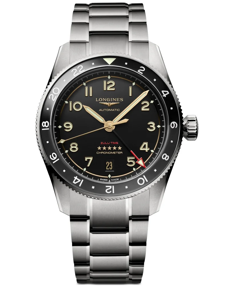 Automatic Spirit Zulu Time Silver-Tone Titanium Bracelet
