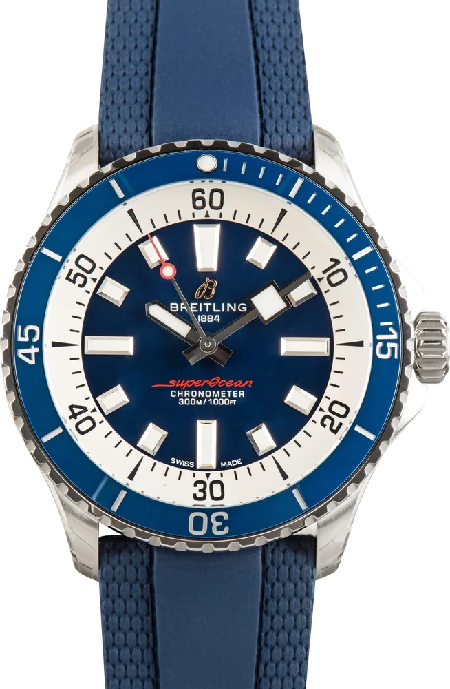 Pre-Owned Superocean Automatic 42 Blue Dial, Ref. A17375E71C1S1 (2025)