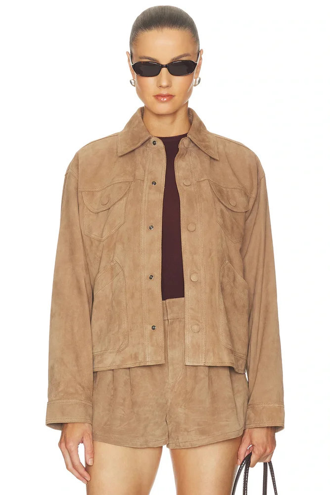 The Suede Utility Jacket