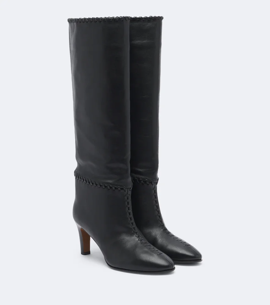 Alchemy leather knee-high boots