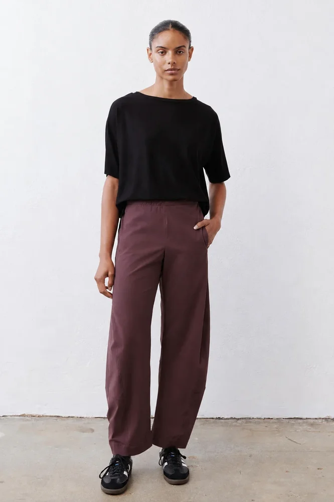 On The Loose Work Pants, Aubergine