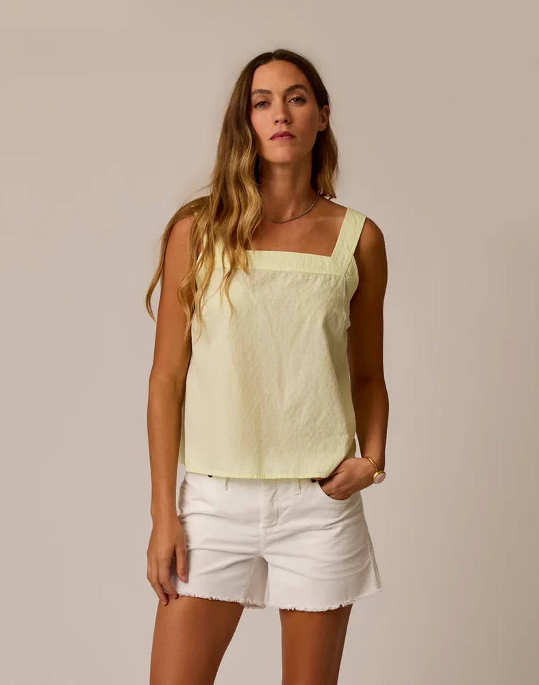 Liv Textured Top: Honeydew