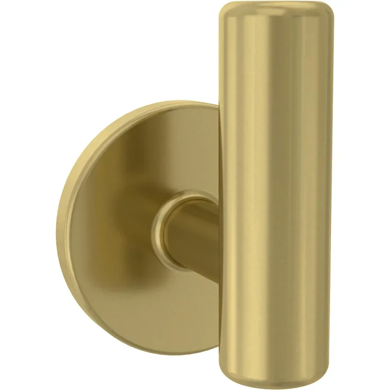 Franklin Brass Cylindrical Wall Hooks in Satin Gold