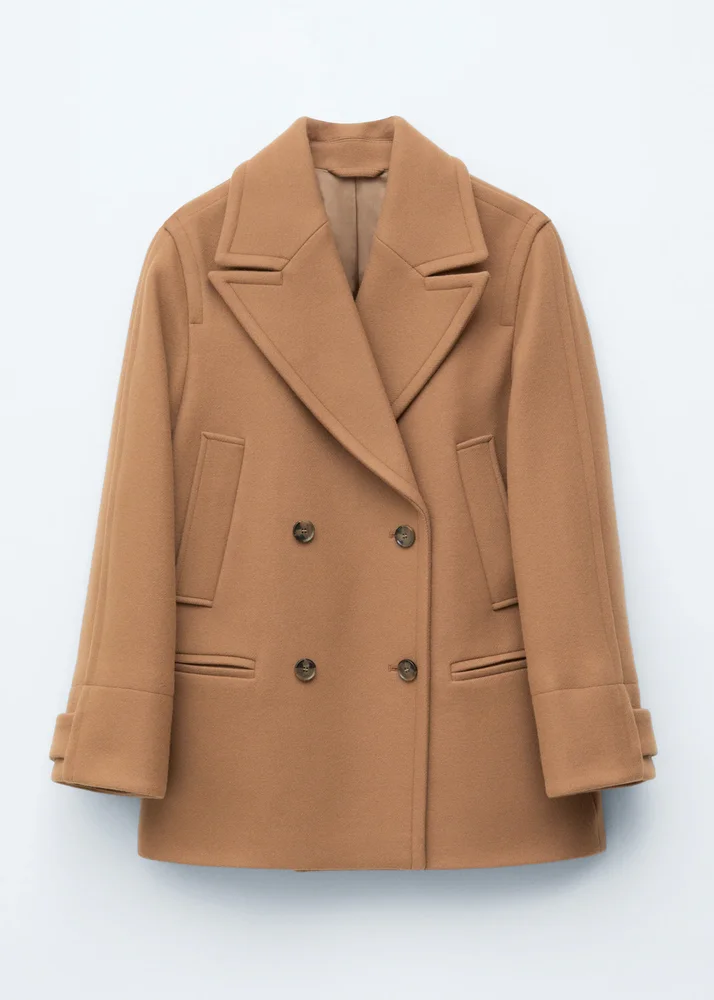 Tailored Wool Pea Coat
