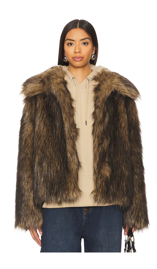 Kennedy Faux Fur Coat superdown