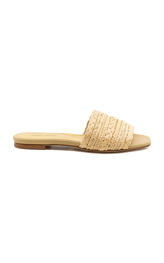 Denise Raffia Slides