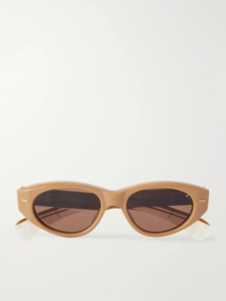 Krasner cat-eye acetate sunglasses