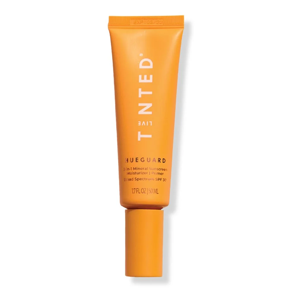Hueguard 3-in-1 Mineral Sunscreen, Moisturizer, Primer SPF