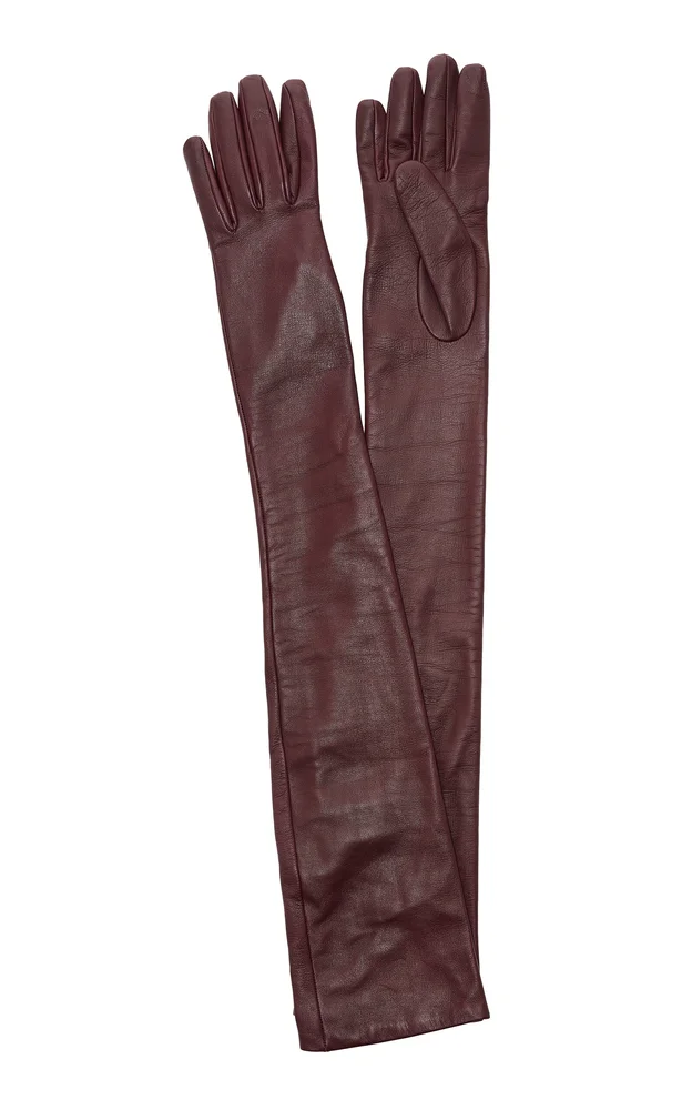 Extra-Long Leather Gloves