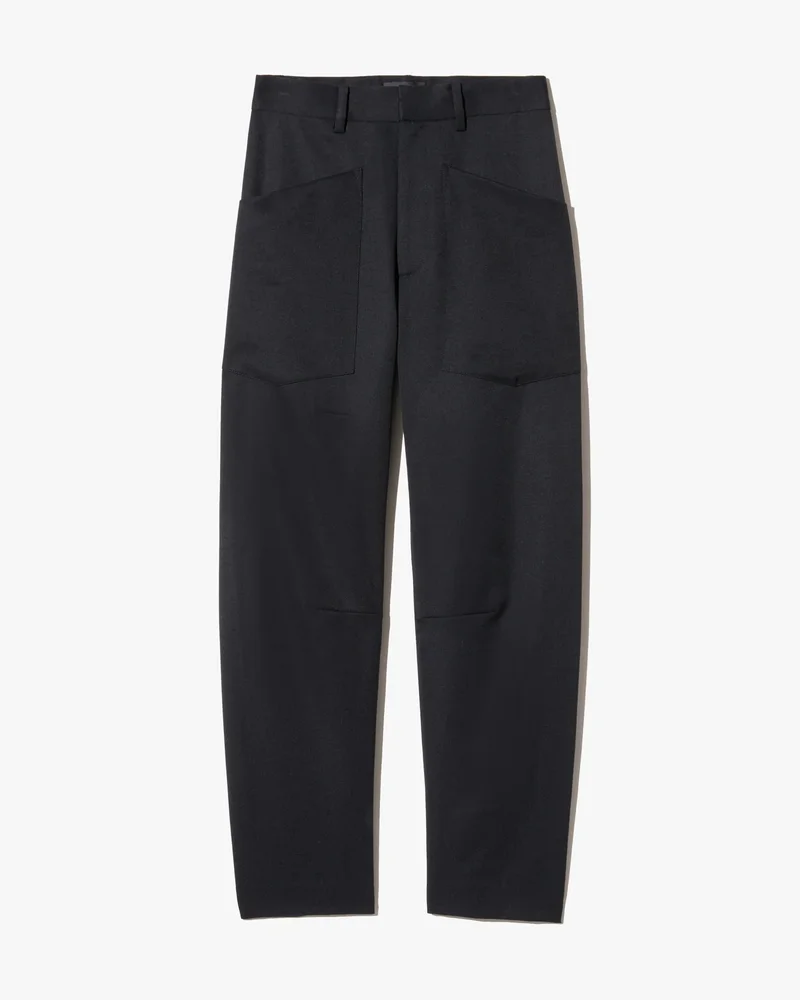 Shon Wool Pant in Black