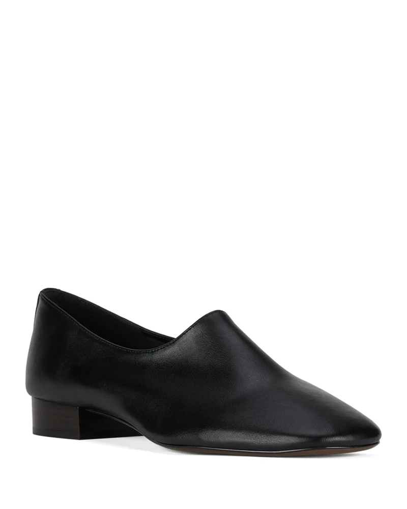 Block Heel Loafers