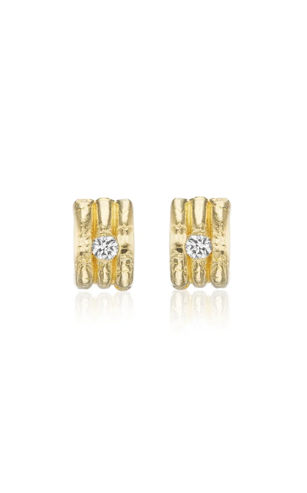 Reverie VI 14K Yellow Gold Diamond Earrings
