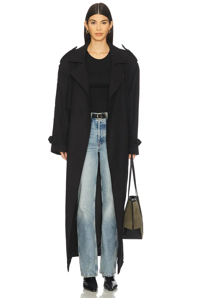Brooklyn Long Trench Coat