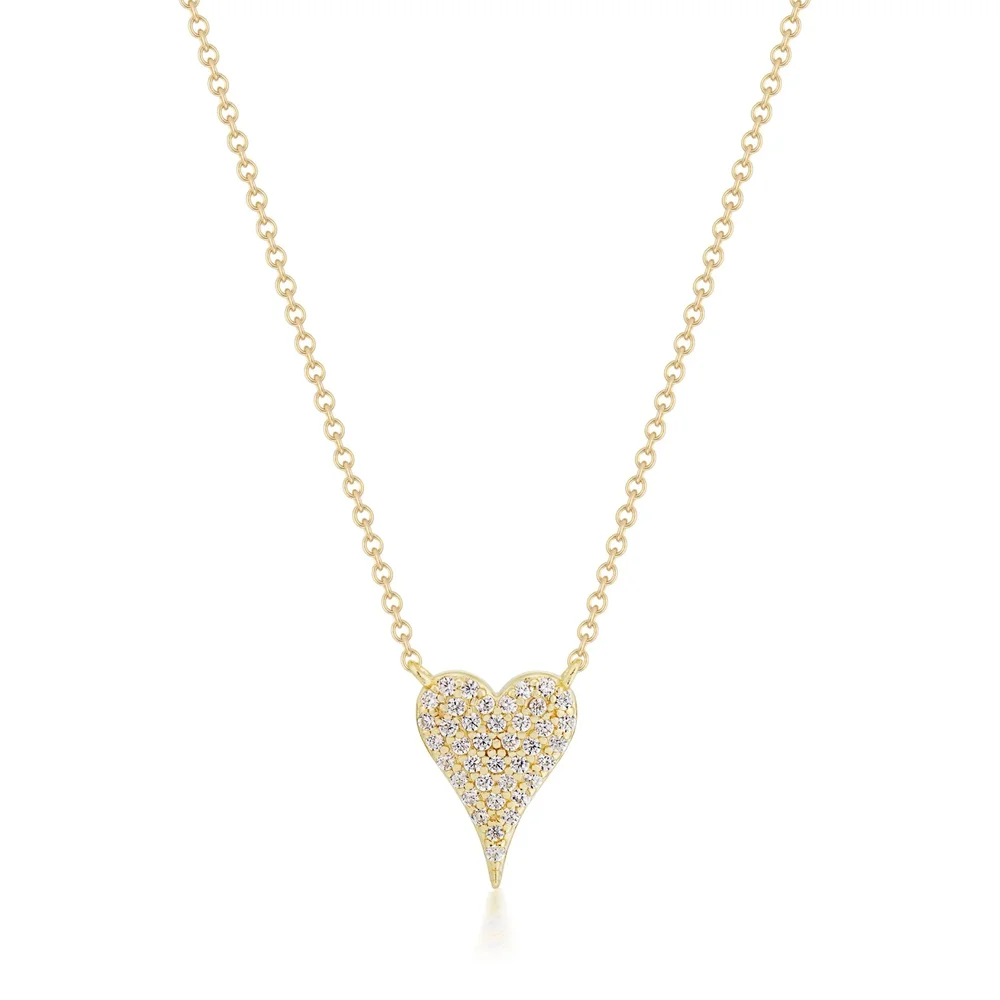 Pavé Heart Necklace